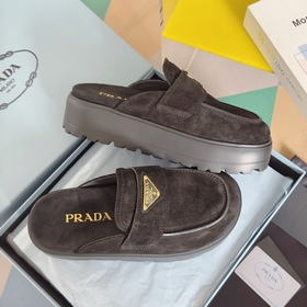 Топовая версия： женская  Prada Серия Nappa Перекрестные ремешки 
