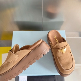 Топовая версия： женская  Prada Серия Nappa Перекрестные ремешки 