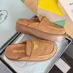 Топовая версия： женская  Prada Серия Nappa Перекрестные ремешки 
