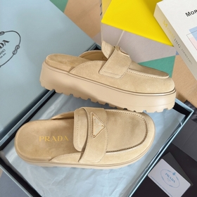 Топовая версия： женская  Prada Серия Nappa Перекрестные ремешки 