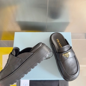 Топовая версия： женская  Prada Серия Nappa Перекрестные ремешки 