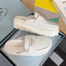 Топовая версия： женская  Prada Серия Nappa Перекрестные ремешки 