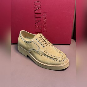 Новые мужские туфли-лофеки VALENTINO с заклепками. Модные и удобн