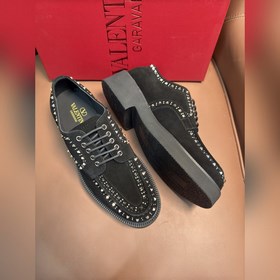 Новые мужские туфли-лофеки VALENTINO с заклепками. Модные и удобн