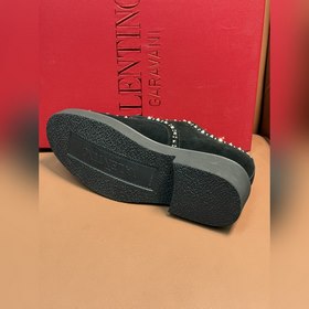 Новые мужские туфли-лофеки VALENTINO с заклепками. Модные и удобн