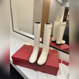 VALENTINO Высококачественные кожаные сапоги Kelly Jumping от Vale