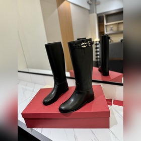 VALENTINO Высококачественные кожаные сапоги Kelly Jumping от Vale