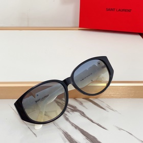 SAINT LAURENT . Новинки SL M86 Логотип SAINT LAURENT на ножке Ра