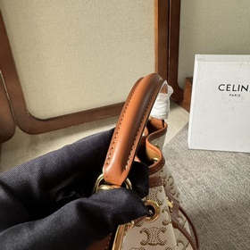 Новинка CELINE： сумка-ведро с традицио