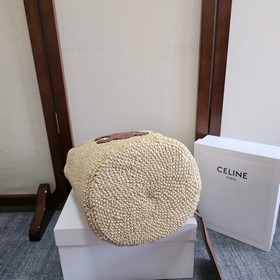 CELINEINE Новая соломенная сумка-ведро
