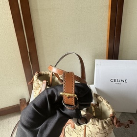 CELINEINE Небольшая сумка из ткани кож