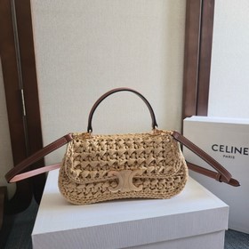 CELINEINE 24ss TEEN LOLA Тканая сумка