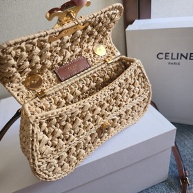 CELINEINE 24ss TEEN LOLA Тканая сумка 