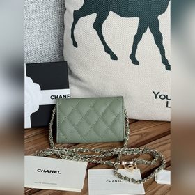 Кожаная сумка на пояс Chane с узором «