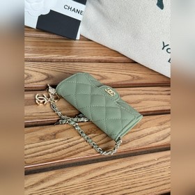 Кожаная сумка на пояс Chane с узором «