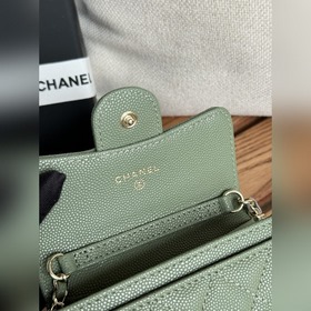 Кожаная сумка на пояс Chane с узором «