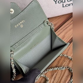 Кожаная сумка на пояс Chane с узором «