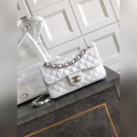 Кремово-белая сумка CHANEL Two-in-One 