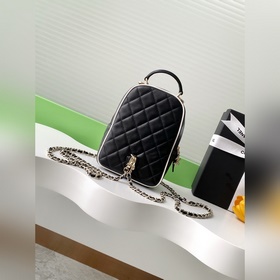 Мини-рюкзак Chanel 25p Черно-белый м