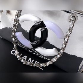 Серебристая матовая акриловая сумка CH