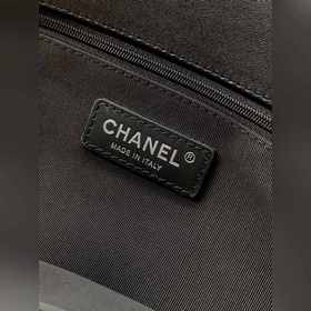 Сумка CHANEL из матового акрила черног