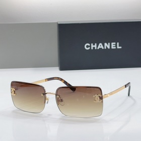 Очки Chanel винтажном стиле без оправы