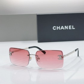 Очки Chanel винтажном стиле без оправы