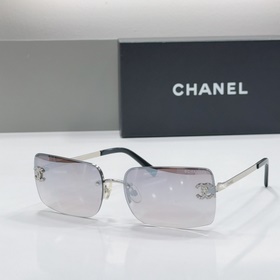 Очки Chanel винтажном стиле без оправы