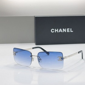 Очки Chanel винтажном стиле без оправы