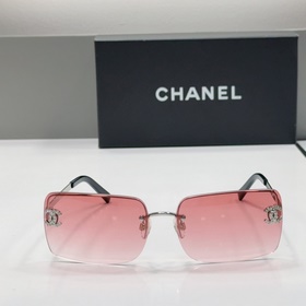 Очки Chanel винтажном стиле без оправы