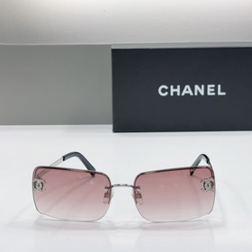Очки Chanel винтажном стиле без оправы