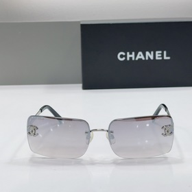Очки Chanel винтажном стиле без оправы