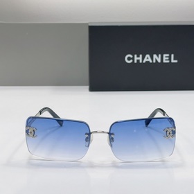 Очки Chanel винтажном стиле без оправы