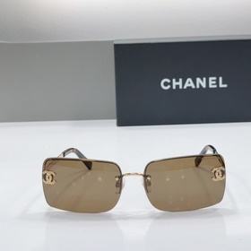 Очки Chanel винтажном стиле без оправы