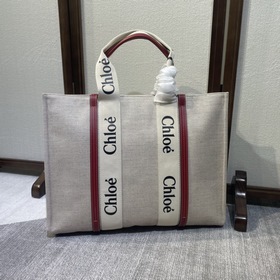 Большая сумка Chloe China Red Tote Bag