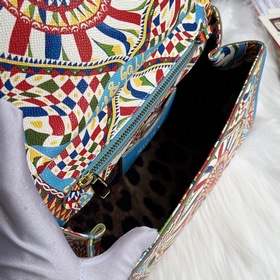 Dolce & Gabbana Кожаная сумка чере
