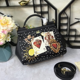 Dolce & Gabbana Кожаная сумка чере