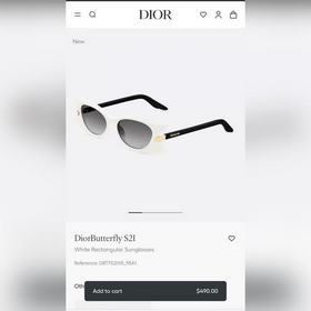 DIOR МОДЕЛЬ： Dior Butterfly S2F  Р