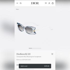 DIOR МОДЕЛЬ： Dior Butterfly S2F  Р