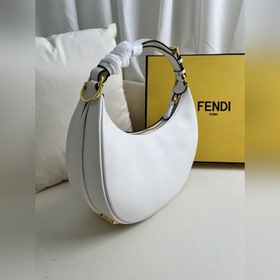 Белая сумка Fendipraphy большого разме