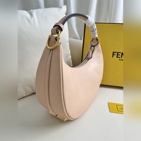 Розовая большая сумка Fendipraphy под 
