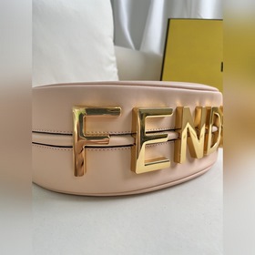 Розовая большая сумка Fendipraphy под 