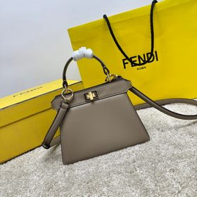 Pigeon Grey Petite Fendi Peekaboo IS