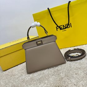 Pigeon Grey Petite Fendi Peekaboo IS