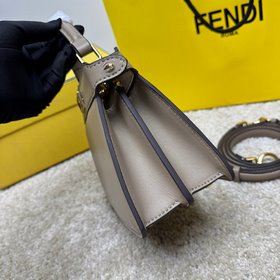 Pigeon Grey Petite Fendi Peekaboo IS