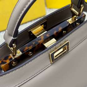 Pigeon Grey Petite Fendi Peekaboo IS