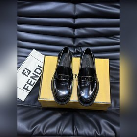 Мужские кожаные туфли Fendi Premium, э