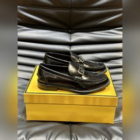Мужские кожаные туфли Fendi Premium, э