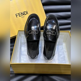 Мужские кожаные туфли Fendi Premium, э