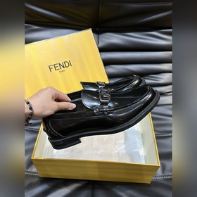 Мужские кожаные туфли Fendi Premium, э